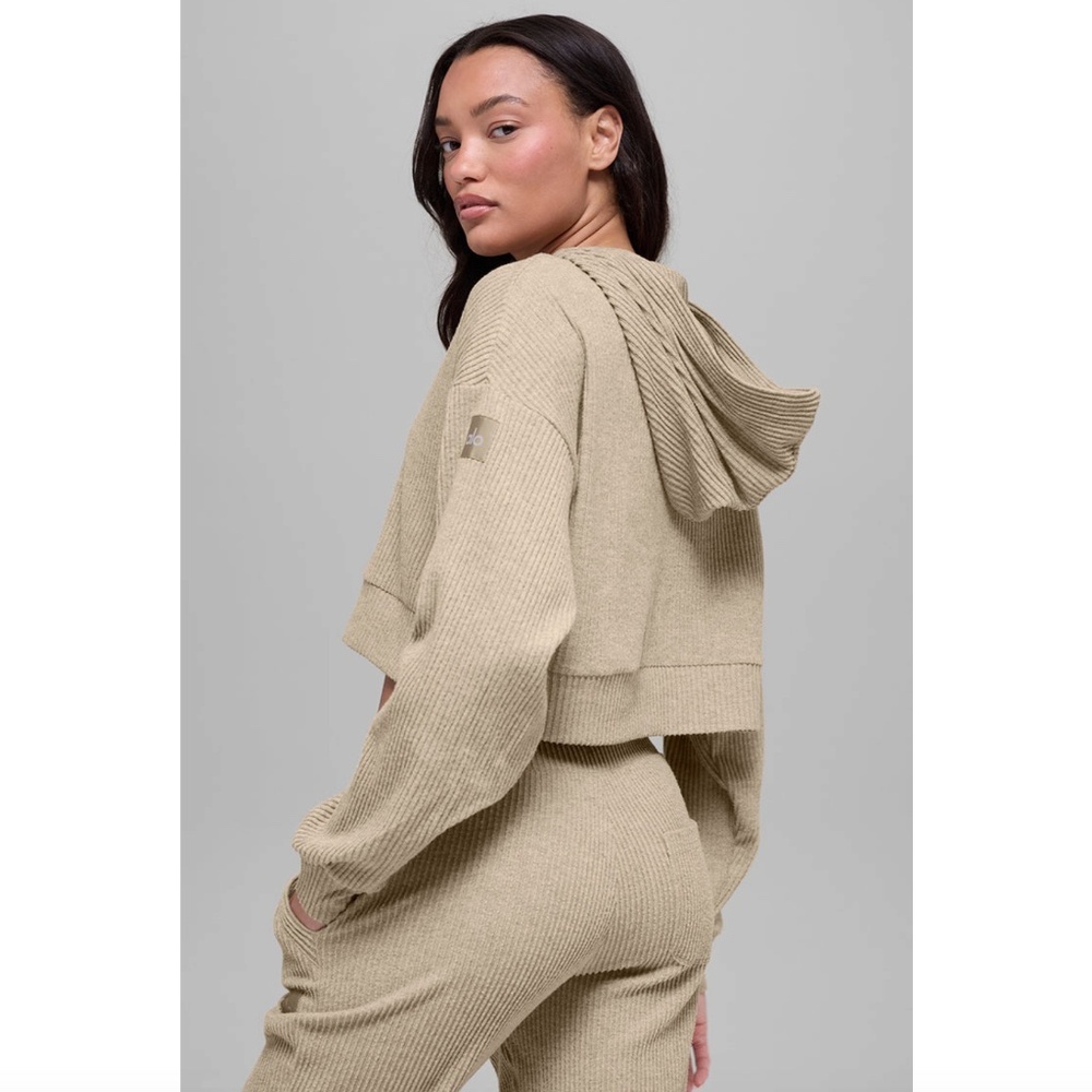 Alo Yoga Muse Hoodie, Gravel Heather